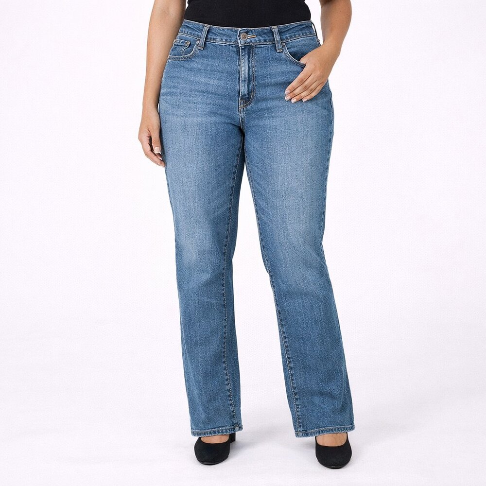 Vtg Levi's 505 Straight Leg Blue Jeans Denim Fall Spring Winter Work School Y2K
